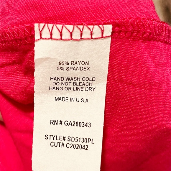 Off the Shoulder Ruffle Jersey Dress Plus Closet Clean Out, Last Call - Picture 3 of 3